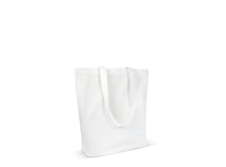 Einkaufstasche Bio-Baumwolle farbig lang 270g/m² 42x12x43 cm