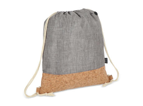 Kordelzugbeutel R-PET & Kork 35 x 40cm