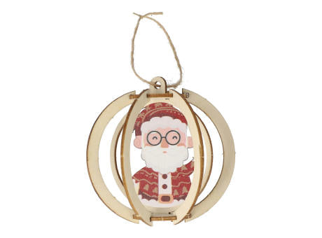 InSideOut Weihnachtsschmuck aus Holz 3er-Set