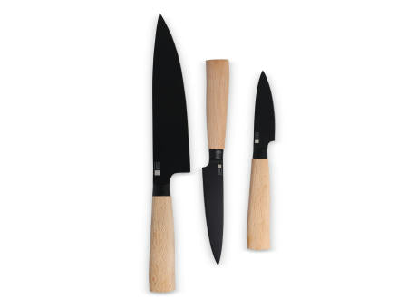 InSideOut 3 Stück Essential Messer Set Ravn