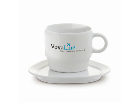 Tasse Dreieck Teller Satellite 180ml
