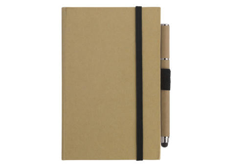 Karton Notizbuch A6 + Stift