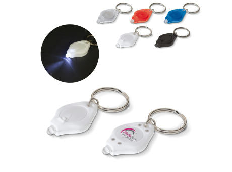 Schlüsselanhänger mit Mini-Taschenlampe