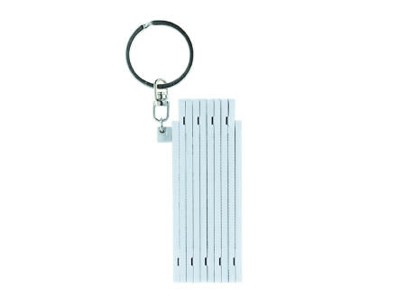 Schlüsselanhänger mit Mini-Zollstock