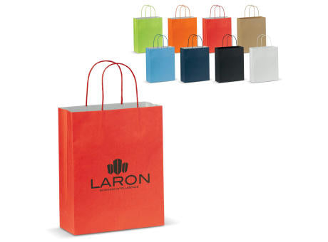 Mittlere Papiertasche im Eco Look 120g/m²