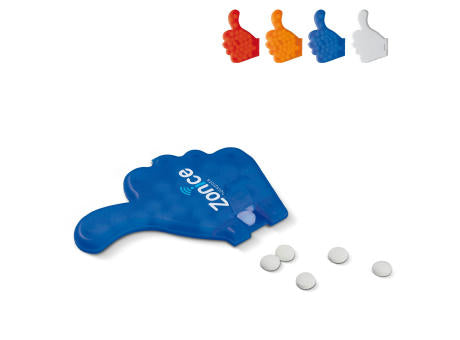 Pfefferminzdose Daumen