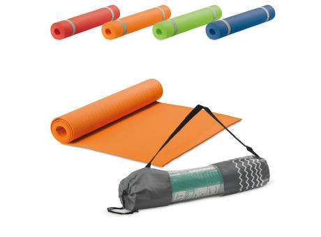 Fitness-Yogamatte mit Trageriemen