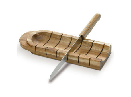 Brotbrett mit Messer