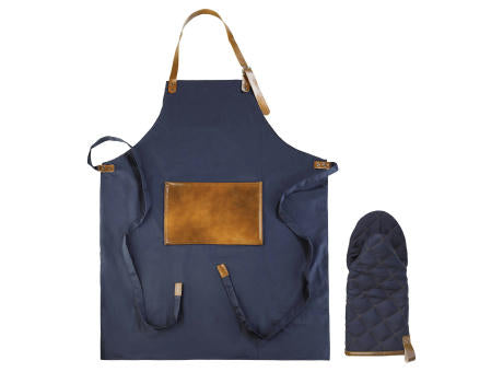 BBQ-Schürze und -Handschuh