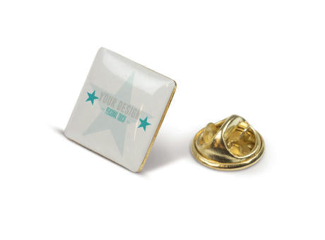 Metall Pin, quadratisch 15x15mm
