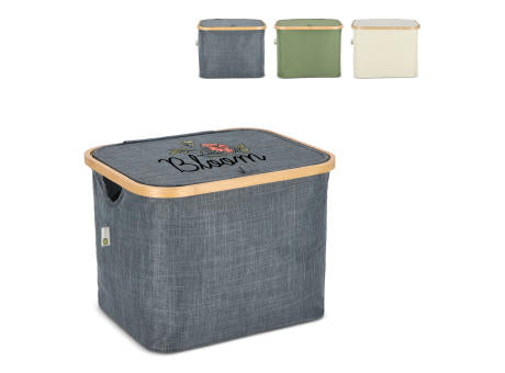InSideOut faltbarer Korb mit Deckel Sogne 40,5 x 33 x 30cm rPET