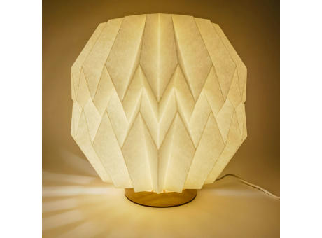 Coollux faltbare, von Origami inspirierte Papier-LED-Lampe Luna 25cm