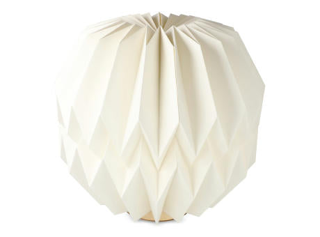 Coollux faltbare, von Origami inspirierte Papier-LED-Lampe Luna 25cm