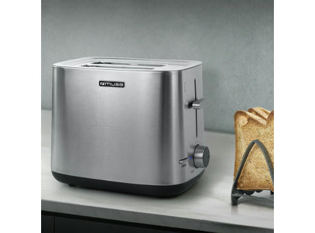 MS-115|Muse Edelstahl Toaster