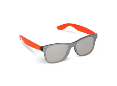Justin R-PC Sonnenbrille mit verspiegelten Uni-Gläsern UV400