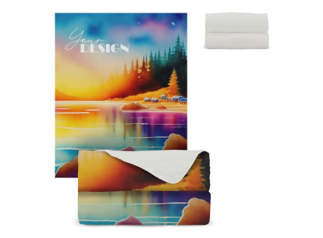 R-PET Fleece-Decke Sublimation 120 x 150 cm 250 g/m²