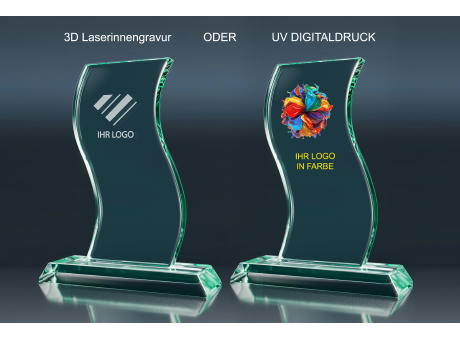 Crystal-Trophy THIN WAVE (S)