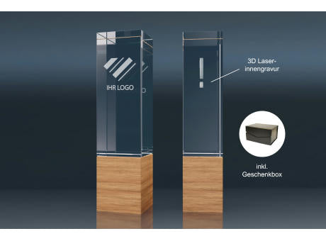 Crystal Trophy WOOD (L)
