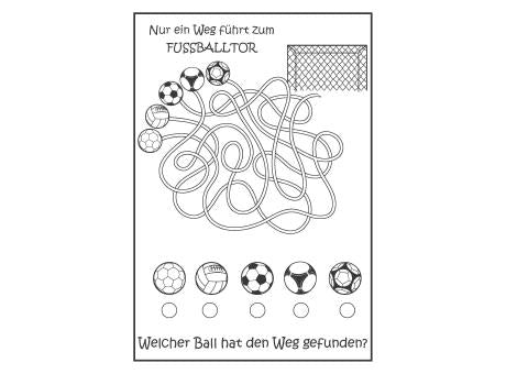 Mein Malbuch FUSSBALL
