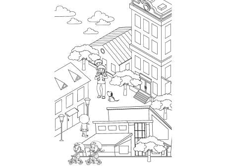 Mein Malbuch Rund ums Haus