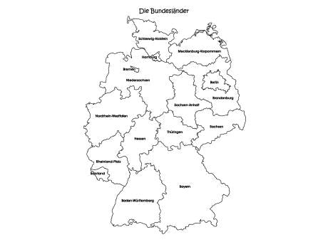 Deutschland und die Bundeländer