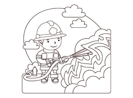 Mein erstes Malbuch Feuerwehr
