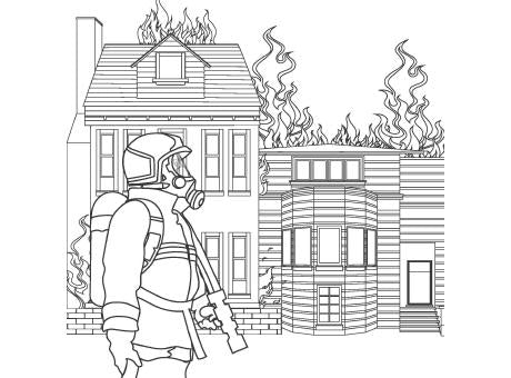 Mein Malbuch Feuerwehr