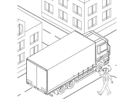 Mein Malbuch Lastkraftwagen