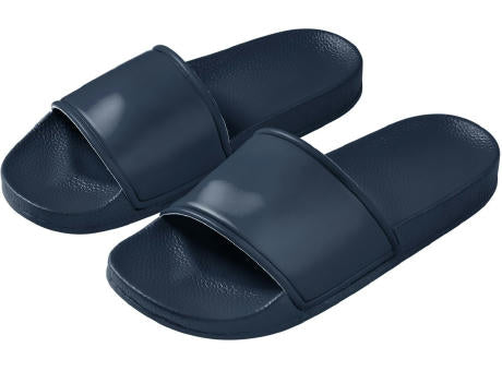 Badelatschen Unveredelt Classic "Navy Blau"