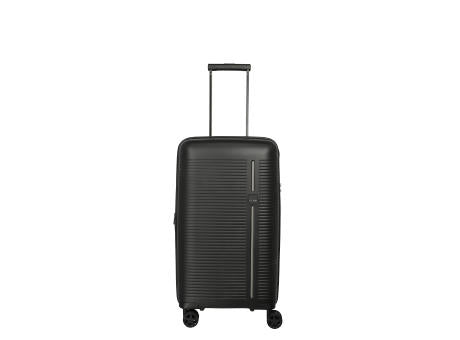 travelite ROOMER 4-Rollen Trunk M Schwarz