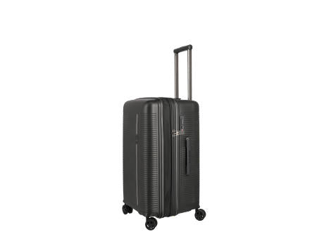 travelite ROOMER 4-Rollen Trunk M Schwarz
