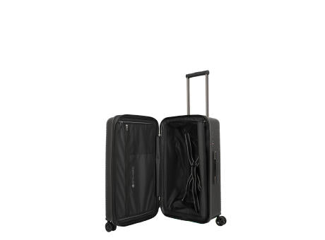 travelite ROOMER 4-Rollen Trunk M Schwarz