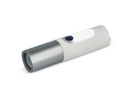 Wiederaufladbare 10-W-LED-Taschenlampe mit Zoomfunktion, 300 lm