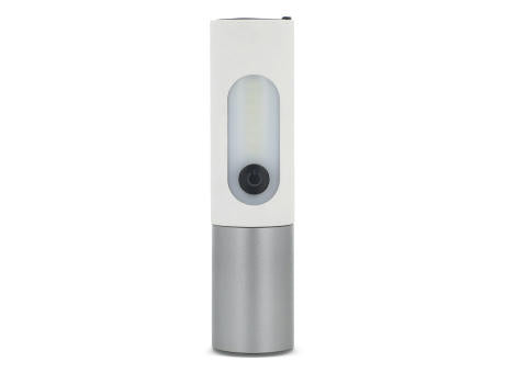 Wiederaufladbare 10-W-LED-Taschenlampe mit Zoomfunktion, 300 lm
