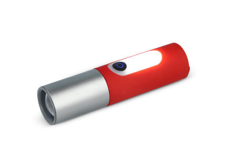 Wiederaufladbare 10-W-LED-Taschenlampe mit Zoomfunktion, 300 lm