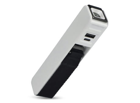 5-in-1 Travel Powerbank 2600 mAh - Kofferwaage - Taschenlampe - Lineal - Temperaturmesser