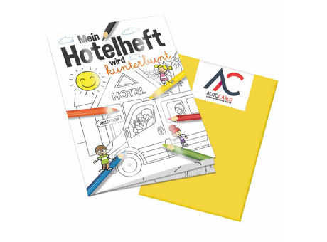 Malbuch / Mal-Set A6 - Hotel - Malbuch neutral