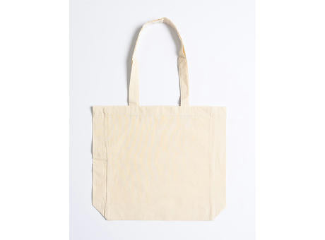 Cotton Bag Side Fold Long Handles