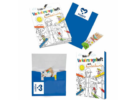 Malbuch / Mal-Set A6 - Verkehr - Malset neutral