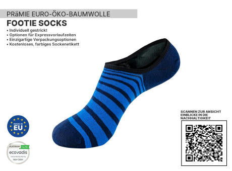 Nachhaltige Premium-Footie-Socken