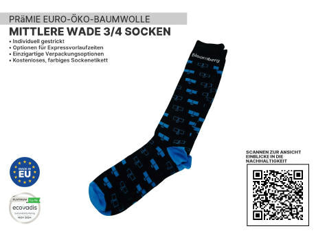 Premium Mid Calf 3/4 (Long Sock) Nachhaltige Socken