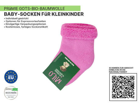 Premium BIO nachhaltige Babysocken