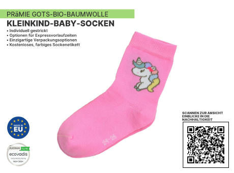Nachhaltige Premium-BIO-Socken für Kleinkinder