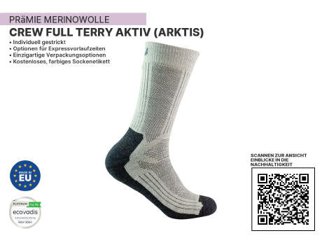 Crew Full Terry Active (Arktis)