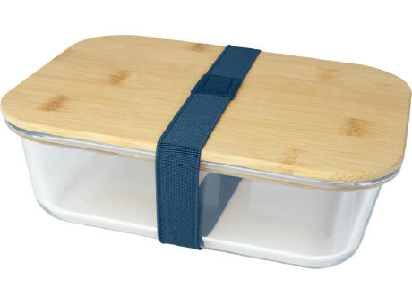 Roby 1000 ml Glas Lunchbox mit Bambusdeckel