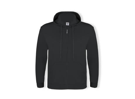 Erwachsene Sweatshirt mit Kapuze + Reißverschluss "keya" SWZ280
