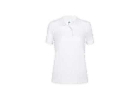 Frauen Weiß Polo-Shirt "keya" WPS180