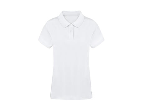 Erwachsene Frauen Weiß Polo-Shirt Koupan