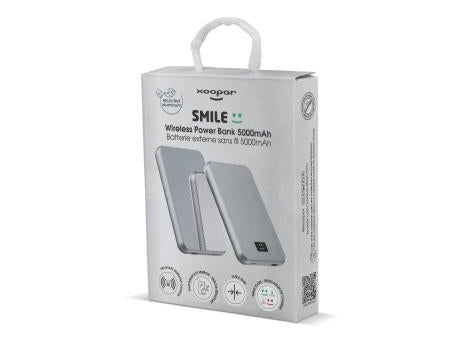Xoopar Smile Wireless Mirror Powerbank Kompatibel mit MagSafe 5000 mAh