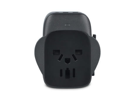 PowerPro Reiseadapter aus recyceltem Kunststoff